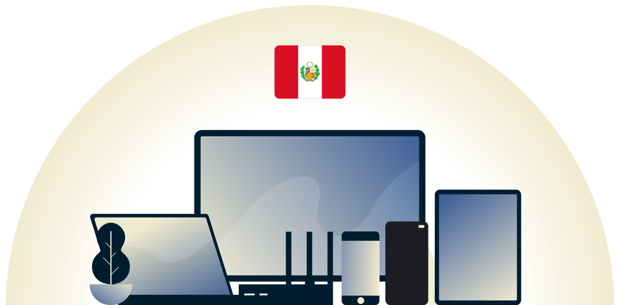 Peru VPN skyddar en mängd olika enheter.